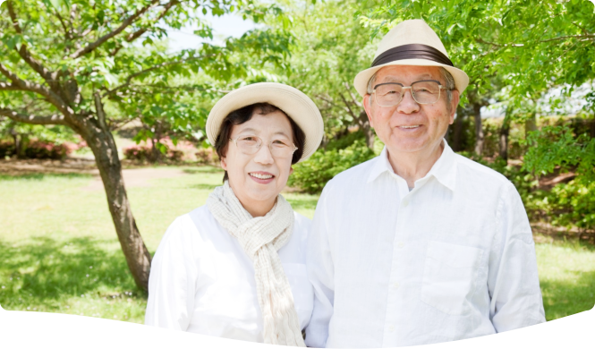 elderly couple